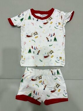 LAKE Kids Shorts Set in Night Before Christmas